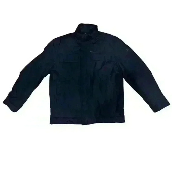 HAWKE&Co Winter Water Resistant Black Fleece Lined Jacket Size Medium - Picture 1 of 10